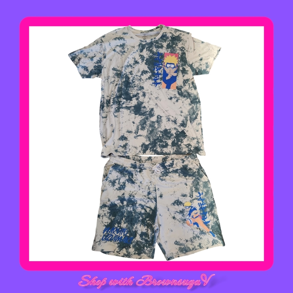 Naruto Uzumaki Shirt and shorts set 2xL